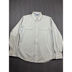 American‎ Eagle Outfitters Men's Button Down Size Large Long Sleeve Shirt